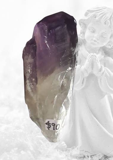Twin Amethyst Natural Crystal Point (3966)